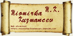 Miomirka Kuzmančev vizit kartica